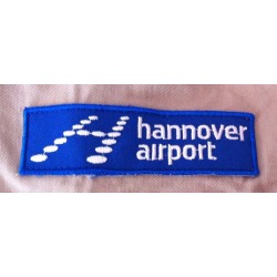 Aufnäher "airport hannover" (blau / weiß)